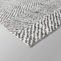 7' X 10' Herringbone Outdoor Rug Black/White - Threshold™ -Threshold Shop GUEST 97e23c7c ad65 444b a36c 1c440acf3d93 1