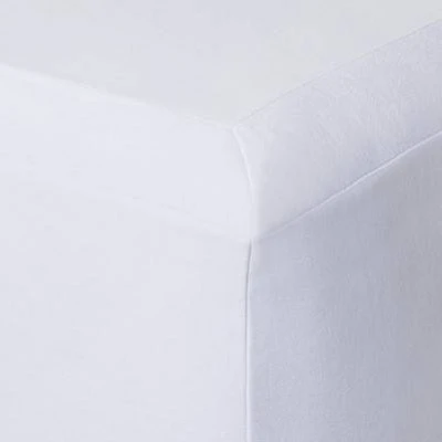 White Solid Box Spring Cover (Queen) - Threshold™ 4 White Solid Box Spring Cover (Queen) - Threshold™ - Image 2
