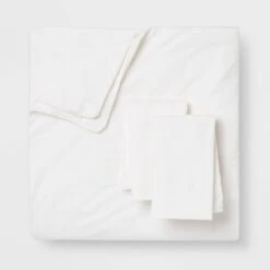 Washed Cotton Sateen Duvet & Sham Set - Threshold™ -Threshold Shop GUEST 9becce31 1a07 4c85 a879 10b2362bee28