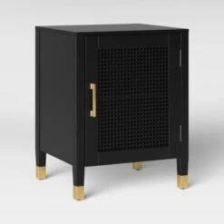 Duxbury Nightstand With Storage Black - Threshold™ -Threshold Shop GUEST a300d033 d45d 4f27 b955 ac9bd87f7a75