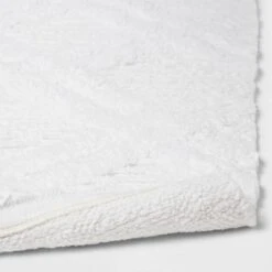 Diamond Embossed Tasseled Woven Bath Rug White - Threshold™ -Threshold Shop GUEST a41a3a38 19d0 40ad 85fe c303fbd316c2