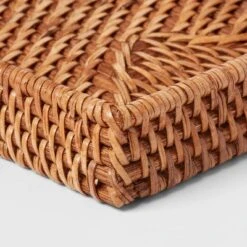 Rattan Tray Light Brown - Threshold™ -Threshold Shop GUEST a483bb96 0859 4ec8 b99d c4c54db21101