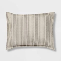 7pc Reversible Printed Stripe Comforter Bedding Set With Sheets Gray - Threshold™ -Threshold Shop GUEST a6518a6e 021c 48a2 a080 bfbd6baea623