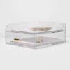 Acrylic Large Paper Tray With Drawer - Threshold™