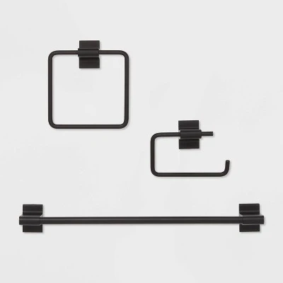 3pc Modern Bath Hardware Set - Threshold™ 5 3pc Modern Bath Hardware Set - Threshold™ - Image 3