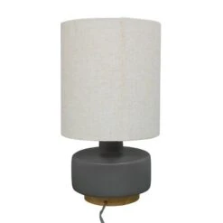 Ceramic Table Lamp With Wood Base - Threshold™ 17 Ceramic Table Lamp With Wood Base - Threshold™ -Threshold Shop GUEST b34d4fda 8931 4b8c b2a6 7dbb1d7f2cf3