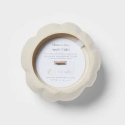 12oz Brushed Abstract Pumpkin Ceramic With Woodwick And Dustcover Honeycrisp Apple Cider Candle - Threshold™ -Threshold Shop GUEST b51b0c01 bf7f 43f3 9906 7d443b9d6339