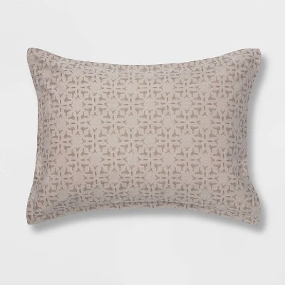 5pc Printed Geo Comforter Set Assorted Beiges - Threshold™ 7 5pc Printed Geo Comforter Set Assorted Beiges - Threshold™ - Image 5