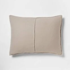 Herringbone Flannel Sham Beige - Threshold™ -Threshold Shop GUEST bcd62f3b fbe8 4a4e 9a09 40d6fbf2a90c