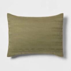 4pc Woven Waffle Stripe Comforter Bedding Set - Threshold™ 11 4pc Woven Waffle Stripe Comforter Bedding Set - Threshold™ -Threshold Shop GUEST bd7f78c7 01a5 48cc 8c8e 6da51d1779c2