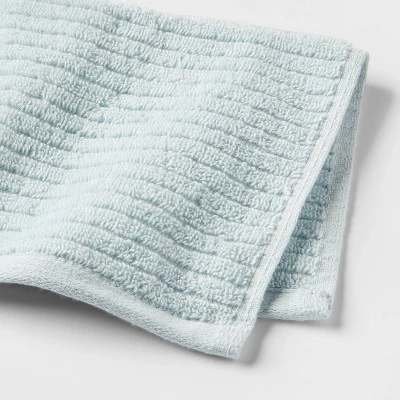 Quick Dry Ribbed Bath Towel Set - Threshold™ 7 Quick Dry Ribbed Bath Towel Set - Threshold™ - Image 5