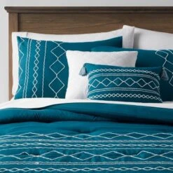 5pc Diamond Stitch Comforter Bedding Set Dark Teal Blue - Threshold™ 15 5pc Diamond Stitch Comforter Bedding Set Dark Teal Blue - Threshold™ -Threshold Shop GUEST c1b501c1 de8b 43d3 8186 af16ee2cbb48