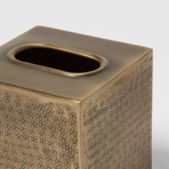 Hammered Metal Tissue Cover Brass - Threshold™ -Threshold Shop GUEST c3001f15 eaf8 42c3 ad92 b458ac94f074