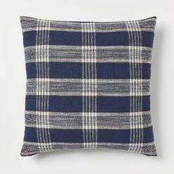 Woven Plaid Square Throw Pillow With Zipper Pull - Threshold™ Designed With Studio McGee 11 Woven Plaid Square Throw Pillow With Zipper Pull - Threshold™ Designed With Studio McGee -Threshold Shop GUEST c575c066 8fb4 4e62 b102 80e29c49e41a