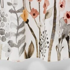 Floral Wave Shower Curtain White - Threshold™ -Threshold Shop GUEST c87586e6 12cc 4e03 b887 89a09fcaa942