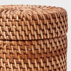 Rattan Canister Light Brown - Threshold™ -Threshold Shop GUEST cb95474e b0b2 4f95 af84 dec5219a4207