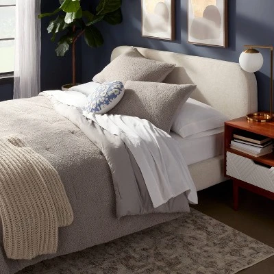 3pc King Traditional Cozy Chenille Comforter And Sham Set Gray - Threshold™ 3 3pc King Traditional Cozy Chenille Comforter And Sham Set Gray - Threshold™