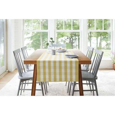 Cotton Gingham Check Table Runner Yellow - Threshold™ 6 Cotton Gingham Check Table Runner Yellow - Threshold™ - Image 4