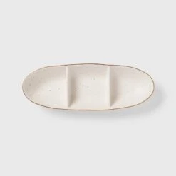 Ceramic Sectioned Serving Bowl Ivory - Threshold™ -Threshold Shop GUEST d34f4c69 14f0 4113 b791 4bbb13ecf9c9