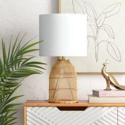 Rattan Diagonal Weave Table Lamp Tan - Opalhouse™ 9 Rattan Diagonal Weave Table Lamp Tan - Opalhouse™ -Threshold Shop GUEST db7823a7 40c3 42aa 99a7 610f87b9853b