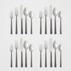 20pc Hubbardston Flatware Set Black - Threshold™ 7 20pc Hubbardston Flatware Set Black - Threshold™ -Threshold Shop GUEST dc38d691 3449 481a bf3c c841a47ed14b