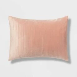 8pc Luxe Velvet Comforter Set Salmon Pink - Threshold™ -Threshold Shop GUEST e42f4cd0 0ceb 4493 bcd6 93227d8dadc9