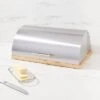 Metal Breadbox With Bamboo Base - Threshold™ -Threshold Shop GUEST ef798f72 80f4 4a02 874e 2b2674dab1b2