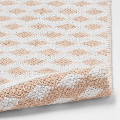 20"x32" Reversible Bath Rug Natural/White - Threshold™ 5 20"x32" Reversible Bath Rug Natural/White - Threshold™ - Image 3