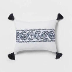 5pc Block Print With Border Comforter Bedding Set White/Blue - Threshold™ 14 5pc Block Print With Border Comforter Bedding Set White/Blue - Threshold™ -Threshold Shop GUEST f100c0ae 2d47 4f69 94e7 d7e58377c49a