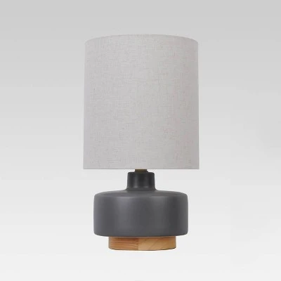 Ceramic Table Lamp With Wood Base - Threshold™ 11 Ceramic Table Lamp With Wood Base - Threshold™ - Image 9