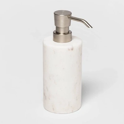 Marble Soap/Lotion Dispenser White - Threshold™ 4 Marble Soap/Lotion Dispenser White - Threshold™ - Image 2
