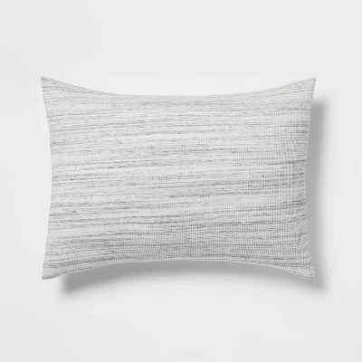 Space-Dyed Waffle Comforter Bedding Set Gray - Threshold™ 6 Space-Dyed Waffle Comforter Bedding Set Gray - Threshold™ - Image 4