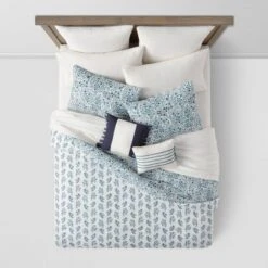 12pc Reversible Paisley Print Comforter & Sheets Set Blue/Dark Teal Blue - Threshold™ -Threshold Shop GUEST fe253a34 1700 4fed 8295 3a12639e7b99